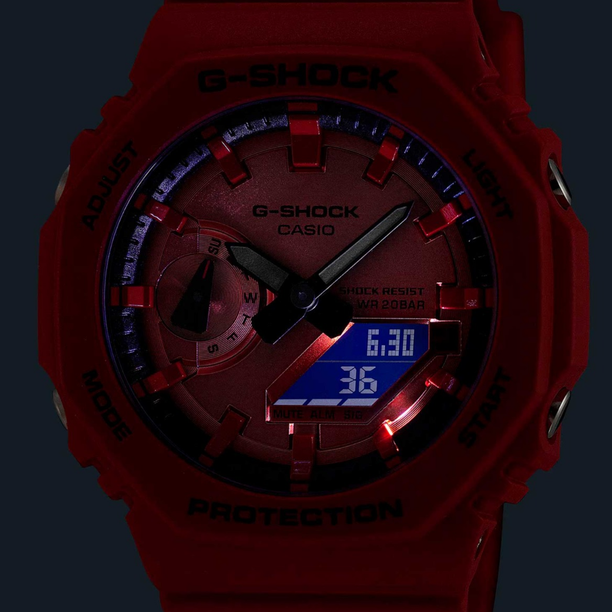 Relógio CASIO G-Shock GA-2100RRB-4ADR *Carbon Core Guard