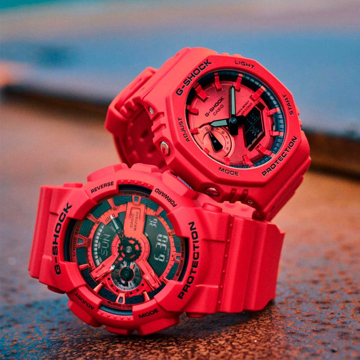 Relógio CASIO G-Shock GA-2100RRB-4ADR *Carbon Core Guard
