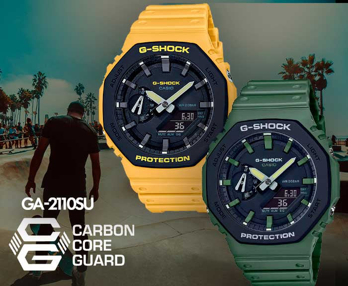 Relógio CASIO G-Shock GA-2110SU-3ADR *Carbon Core Guard