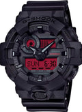Relógio CASIO G-SHOCK Black and Bold Red GA-700BBR-1ADR