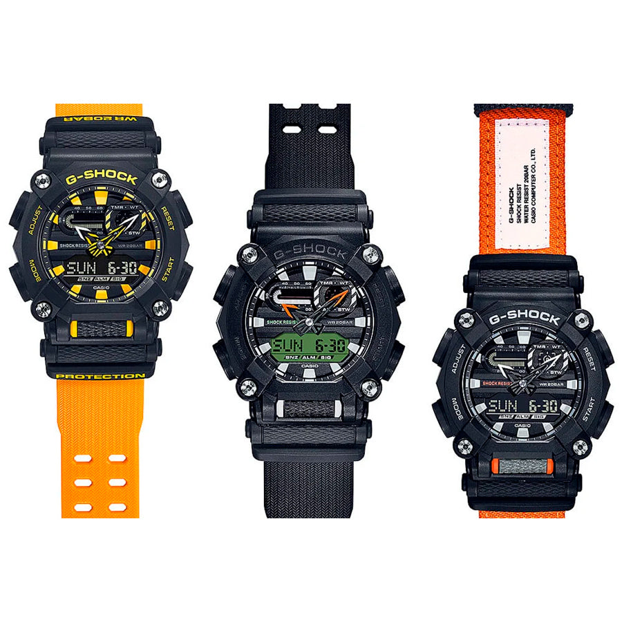 Relógio CASIO G-Shock GA-900A-1A9DR *Heavy Dut - Decagonal