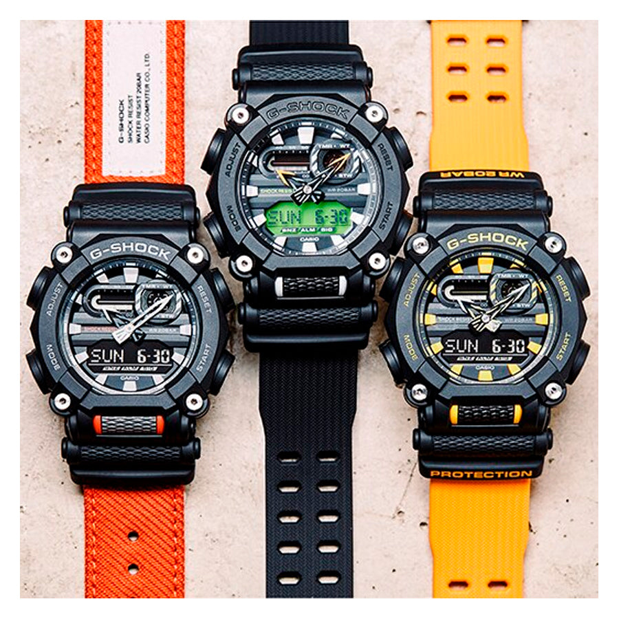 Relógio CASIO G-Shock GA-900A-1A9DR *Heavy Dut - Decagonal