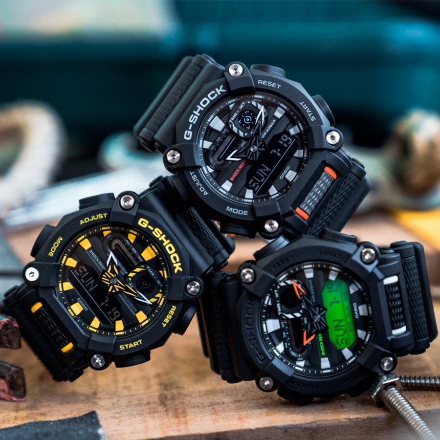 Relógio CASIO G-Shock GA-900A-1A9DR *Heavy Dut - Decagonal