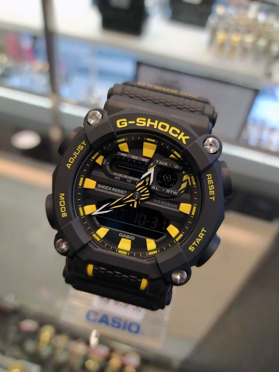 Relógio CASIO G-Shock GA-900A-1A9DR *Heavy Dut - Decagonal