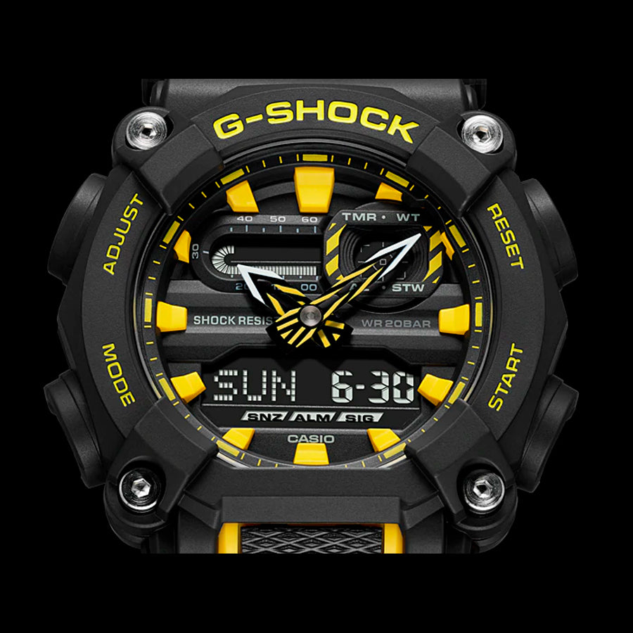 Relógio CASIO G-Shock GA-900A-1A9DR *Heavy Dut - Decagonal