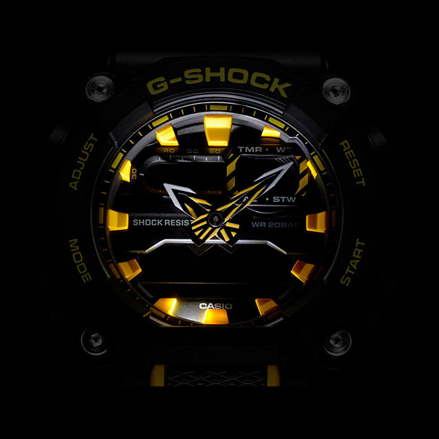 Relógio CASIO G-Shock GA-900A-1A9DR *Heavy Dut - Decagonal