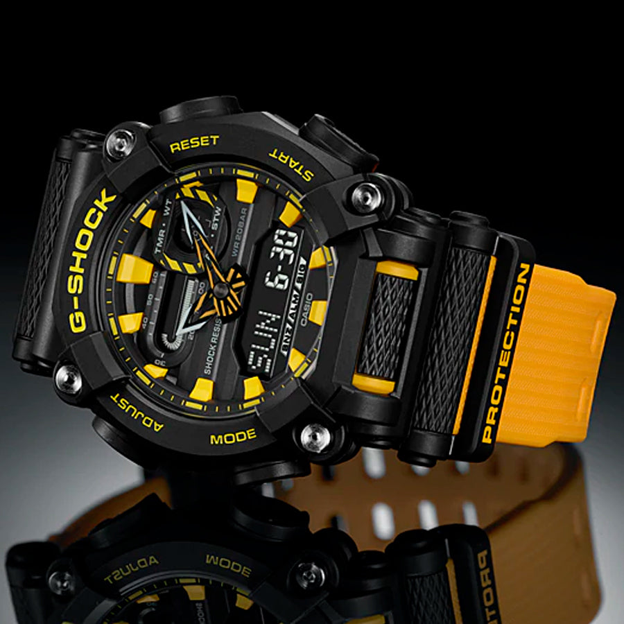 Relógio CASIO G-Shock GA-900A-1A9DR *Heavy Dut - Decagonal