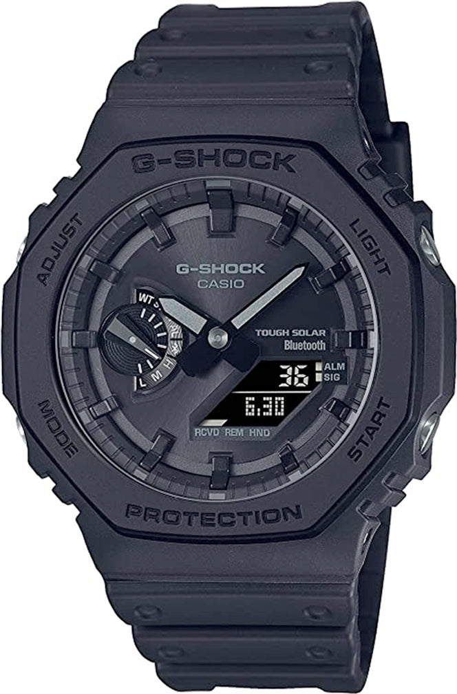 Relógio Casio G-SHOCK Carbon Core Guard GA-B2100-1A1DR *Bluetooth e Tough Solar
