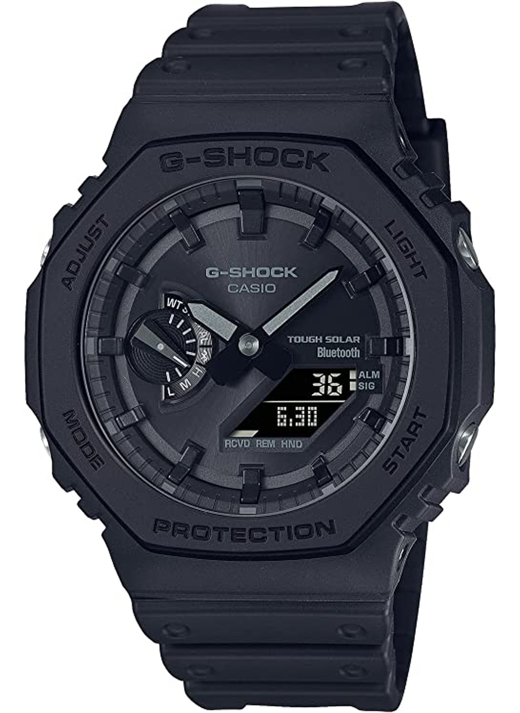 Relógio Casio G-SHOCK Carbon Core Guard GA-B2100-1A1DR *Bluetooth e Tough Solar