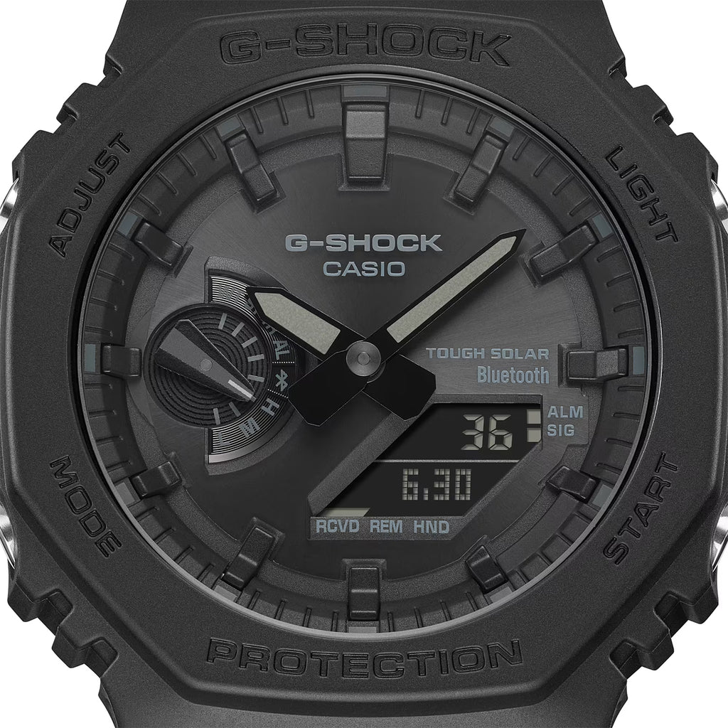Relógio Casio G-SHOCK Carbon Core Guard GA-B2100-1A1DR *Bluetooth e Tough Solar