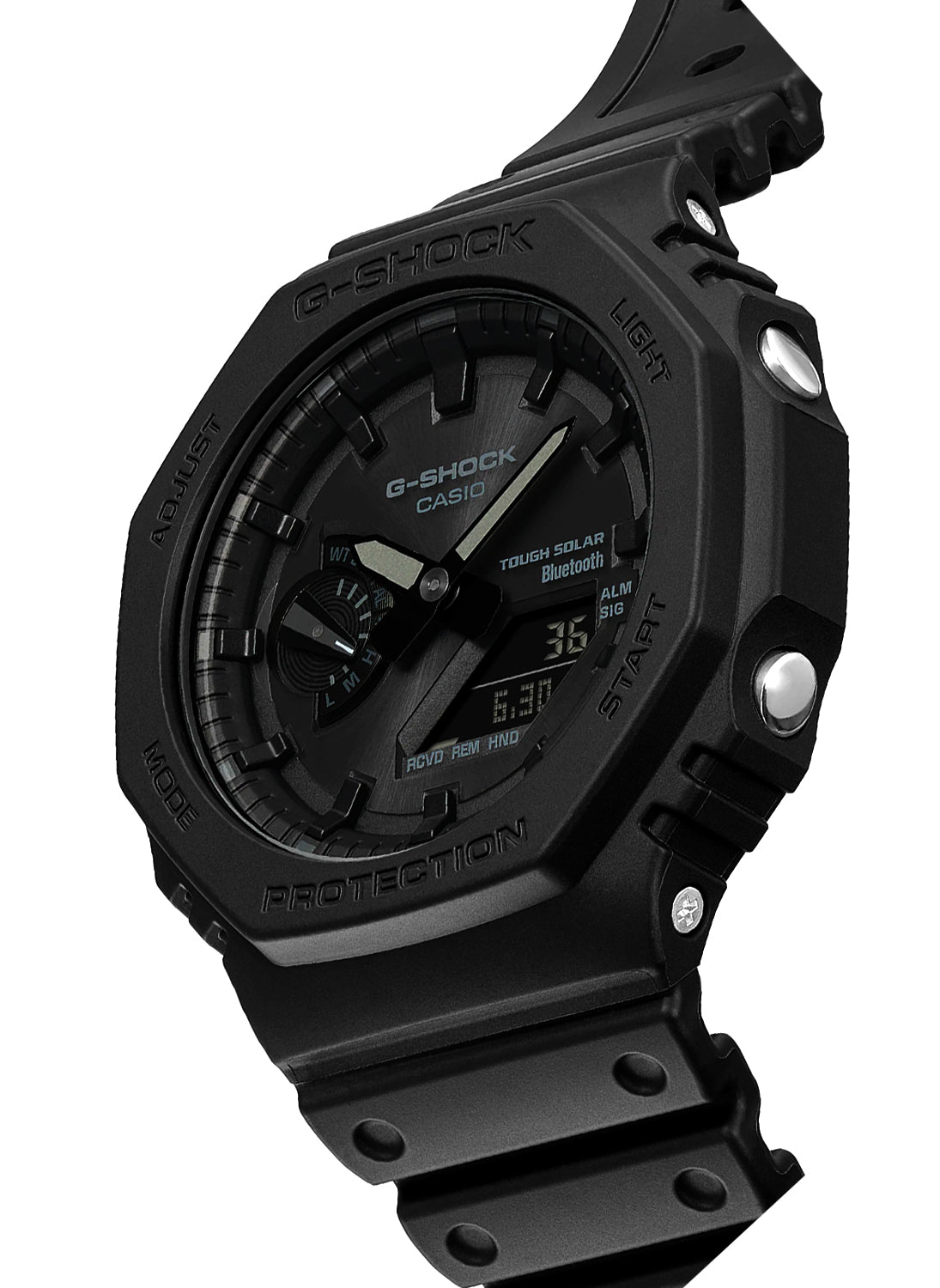 Relógio Casio G-SHOCK Carbon Core Guard GA-B2100-1A1DR *Bluetooth e Tough Solar