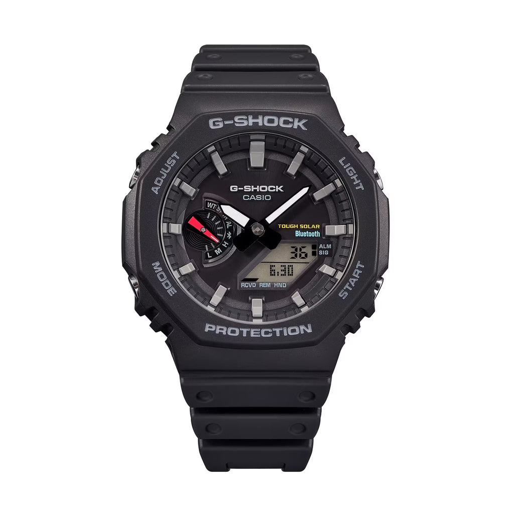 Relógio Casio G-SHOCK Carbon Core Guard GA-B2100-1ADR *Bluetooth e Tough Solar