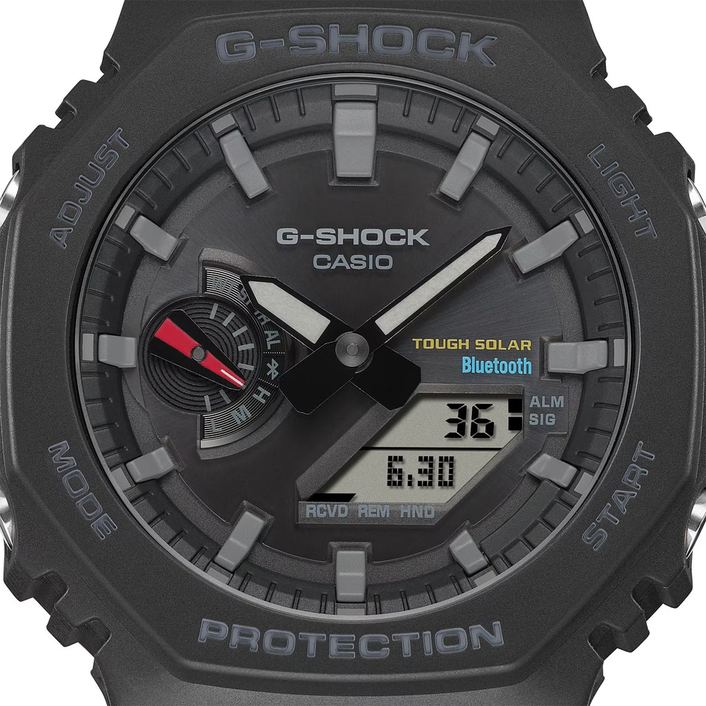 Relógio Casio G-SHOCK Carbon Core Guard GA-B2100-1ADR *Bluetooth e Tough Solar