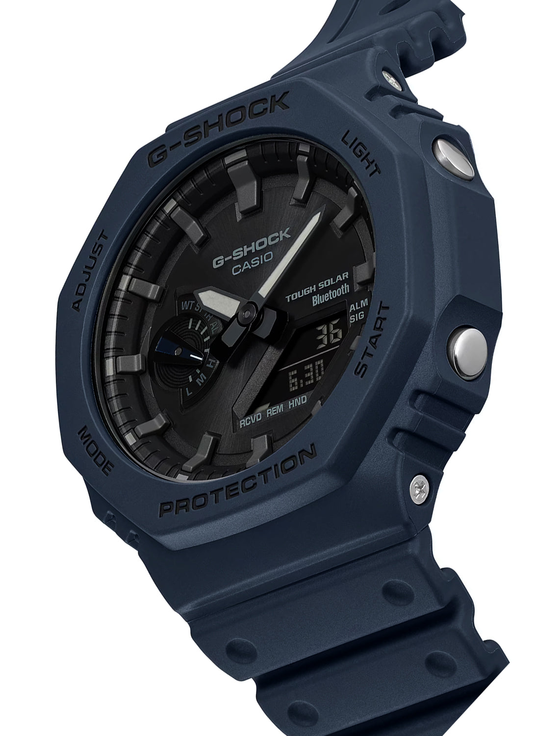 Relógio Casio G-SHOCK Carbon Core Guard GA-B2100-2ADR *Bluetooth e Tough Solar