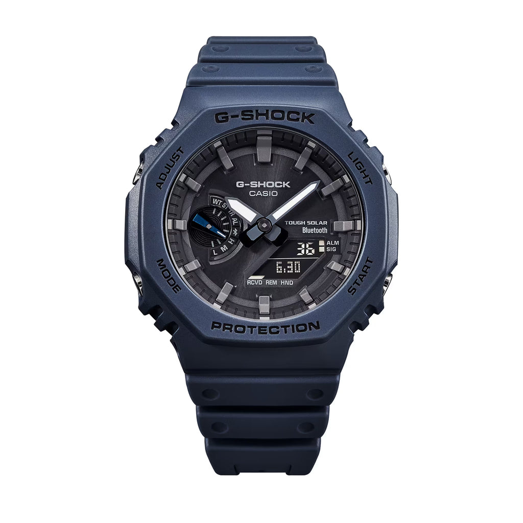 Relógio Casio G-SHOCK Carbon Core Guard GA-B2100-2ADR *Bluetooth e Tough Solar