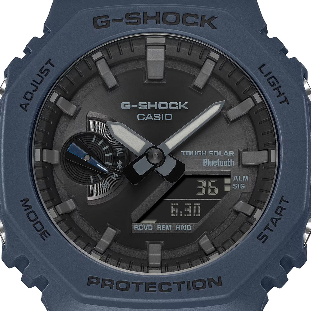 Relógio Casio G-SHOCK Carbon Core Guard GA-B2100-2ADR *Bluetooth e Tough Solar