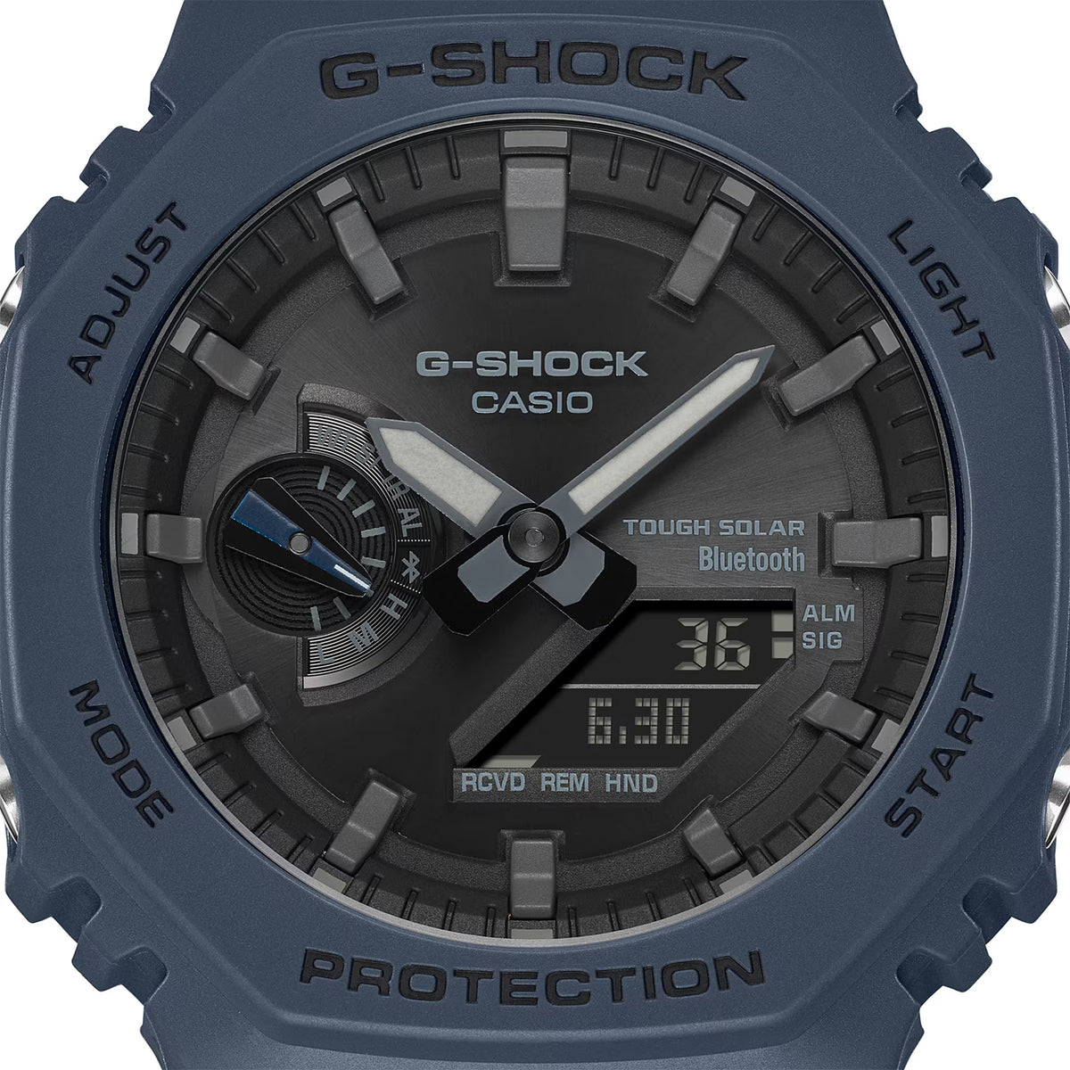 Relógio Casio G-SHOCK Carbon Core Guard GA-B2100-2ADR *Bluetooth e Tough Solar