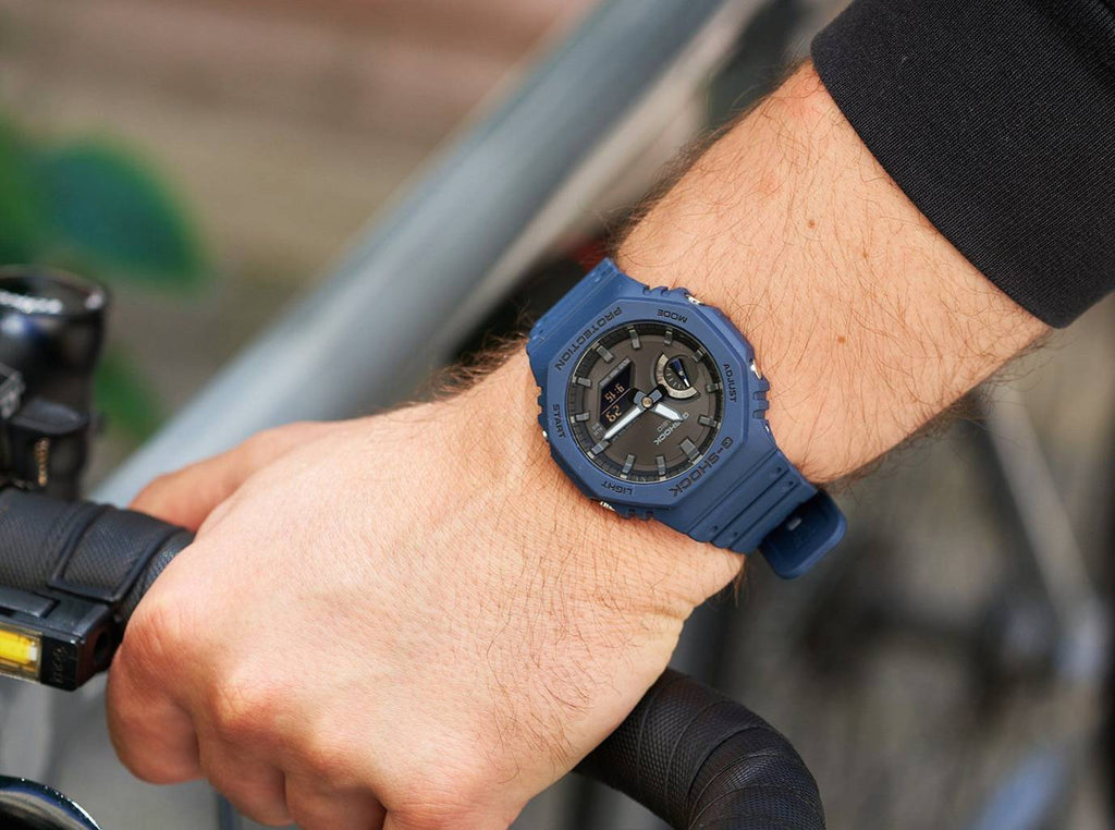 Relógio Casio G-SHOCK Carbon Core Guard GA-B2100-2ADR *Bluetooth e Tough Solar