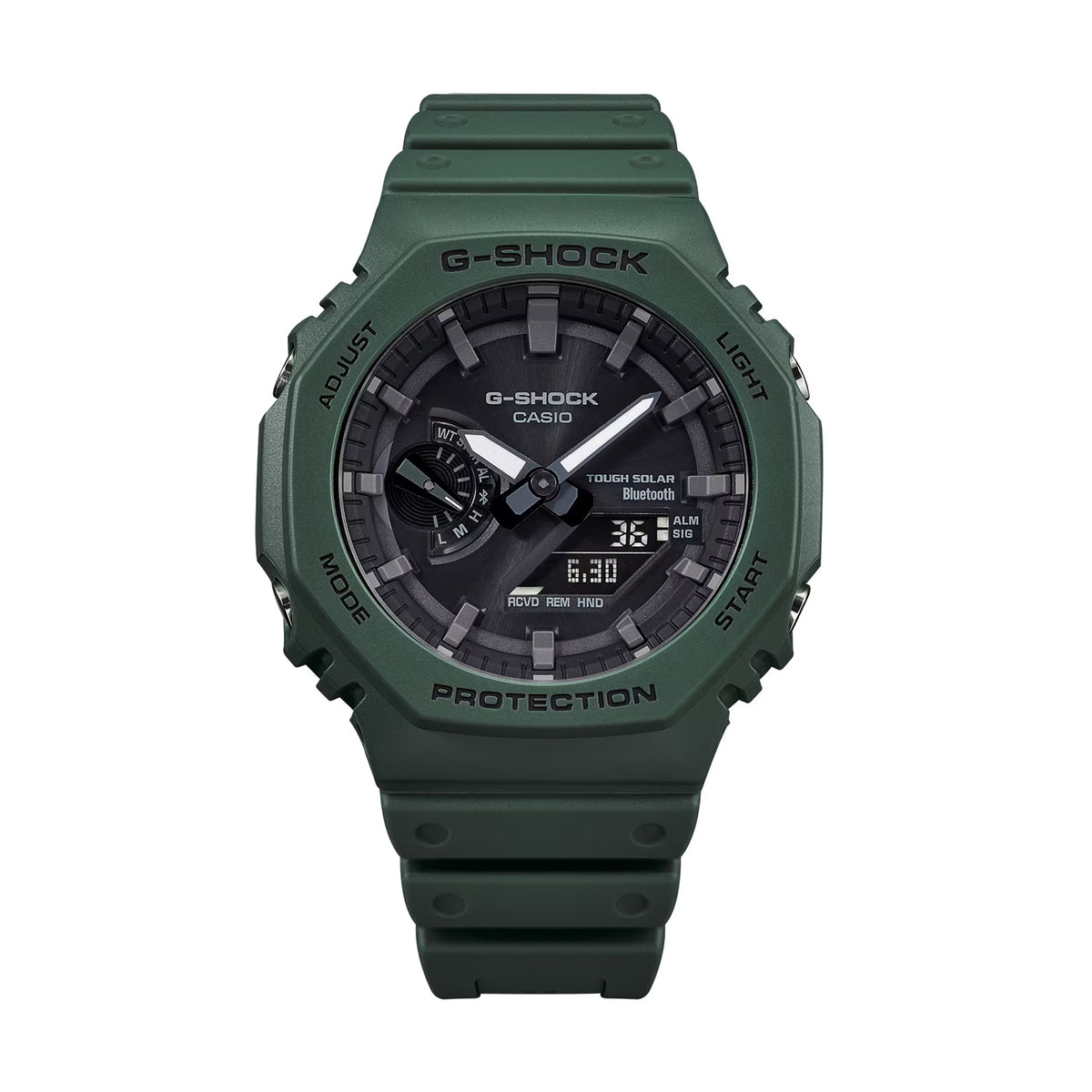 Relógio Casio G-SHOCK Carbon Core Guard GA-B2100-3ADR *Bluetooth e Tough Solar