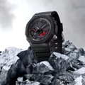 Relógio G-SHOCK Carbon Core Guard GA-B2100BBR-1ADR *Bluetooth e Tough Solar