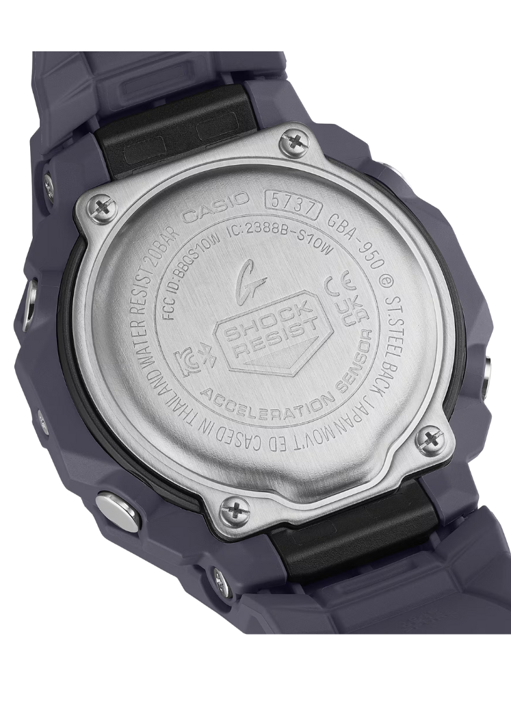 Relógio G-SHOCK G-SQUAD GBA-950-2ADR *Bluetooth
