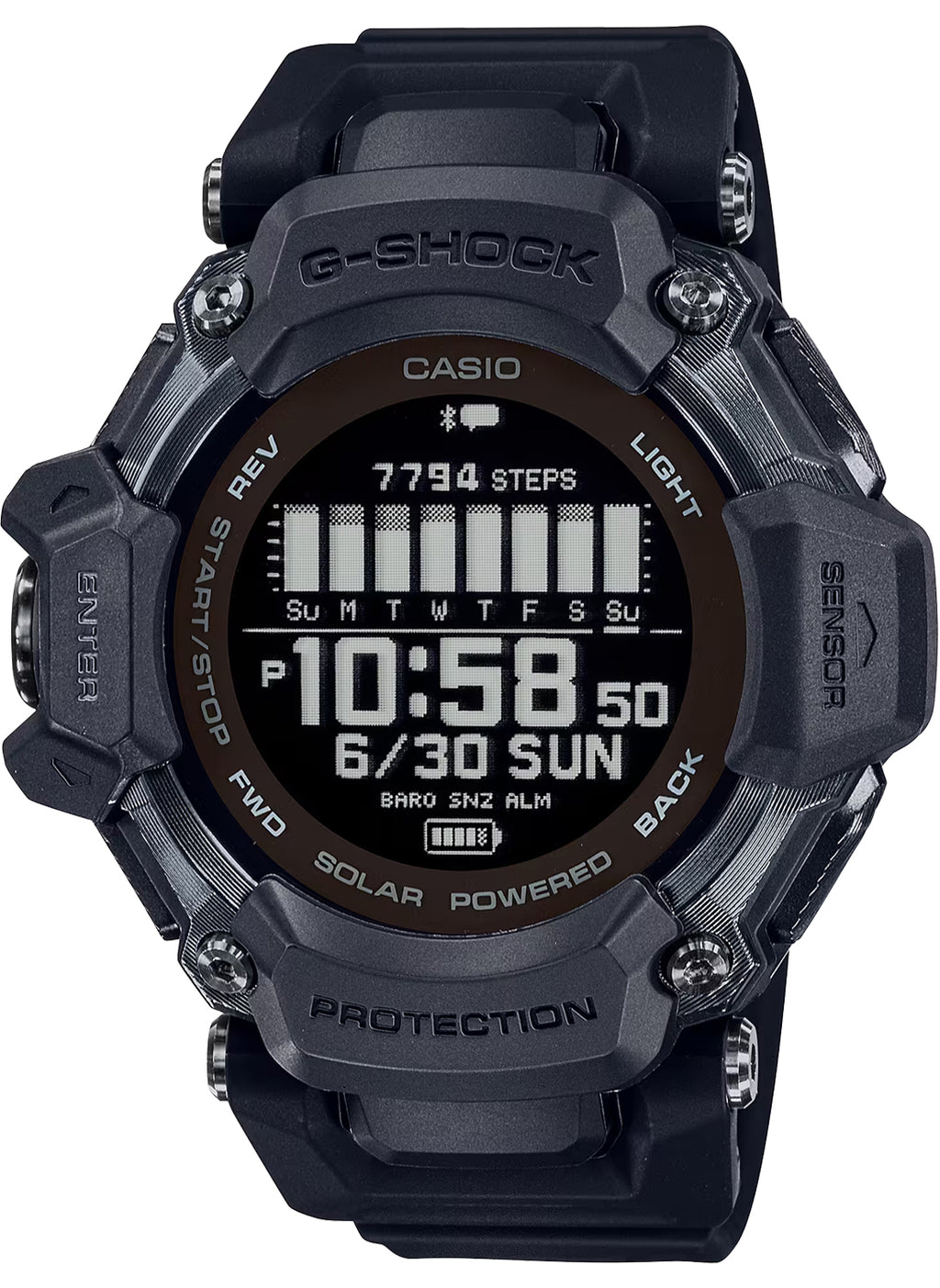 Relógio Casio G-SHOCK G-Squad Sports GBD-H2000-1BDR