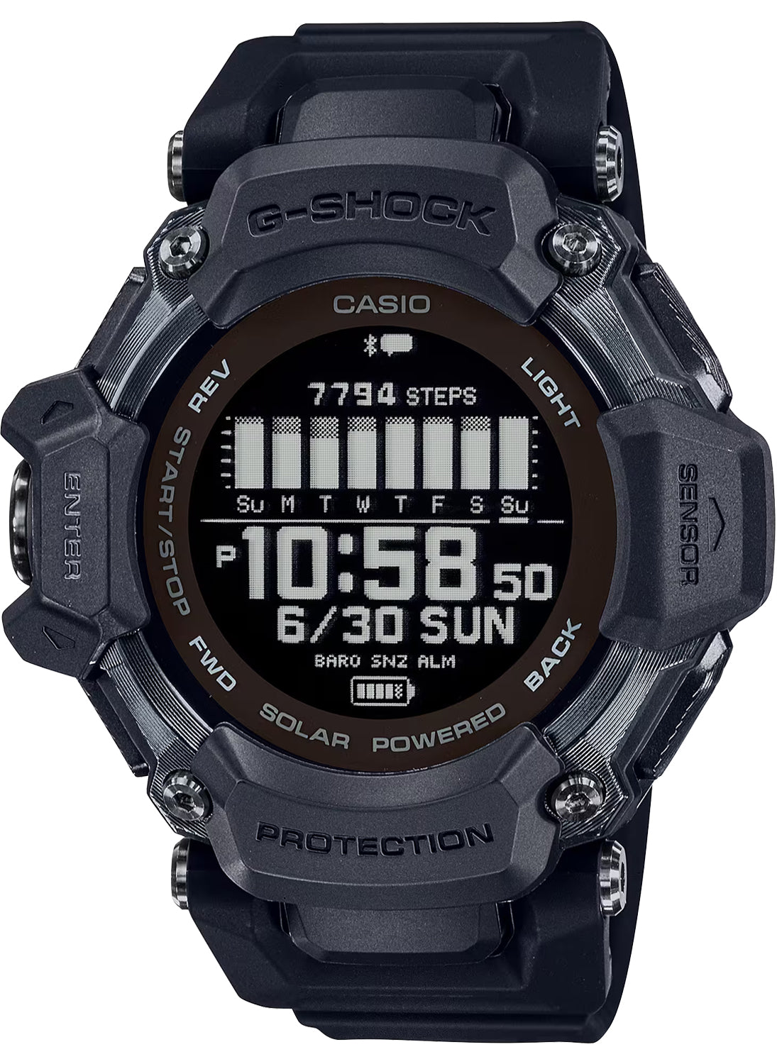 Relógio Casio G-SHOCK G-Squad Sports GBD-H2000-1BDR
