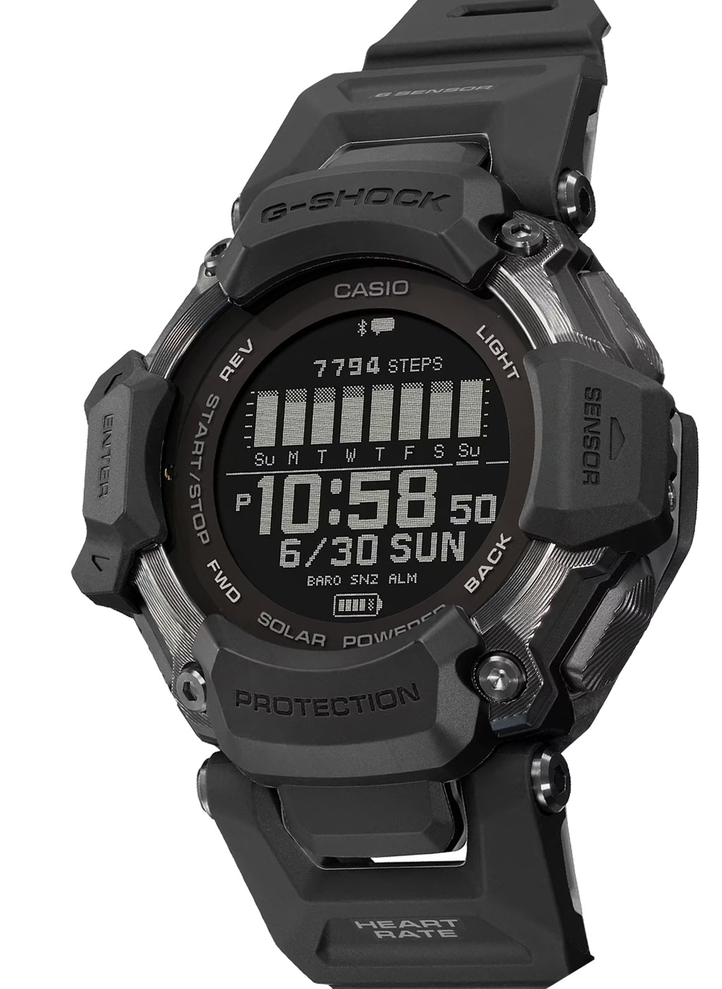 Relógio Casio G-SHOCK G-Squad Sports GBD-H2000-1BDR