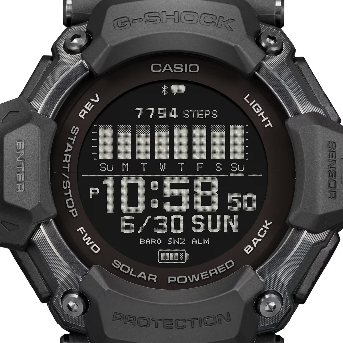 Relógio Casio G-SHOCK G-Squad Sports GBD-H2000-1BDR