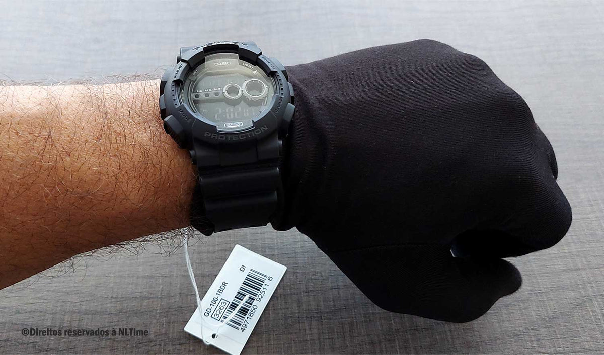 Relógio CASIO G-Shock GD-100-1BDR Military Black