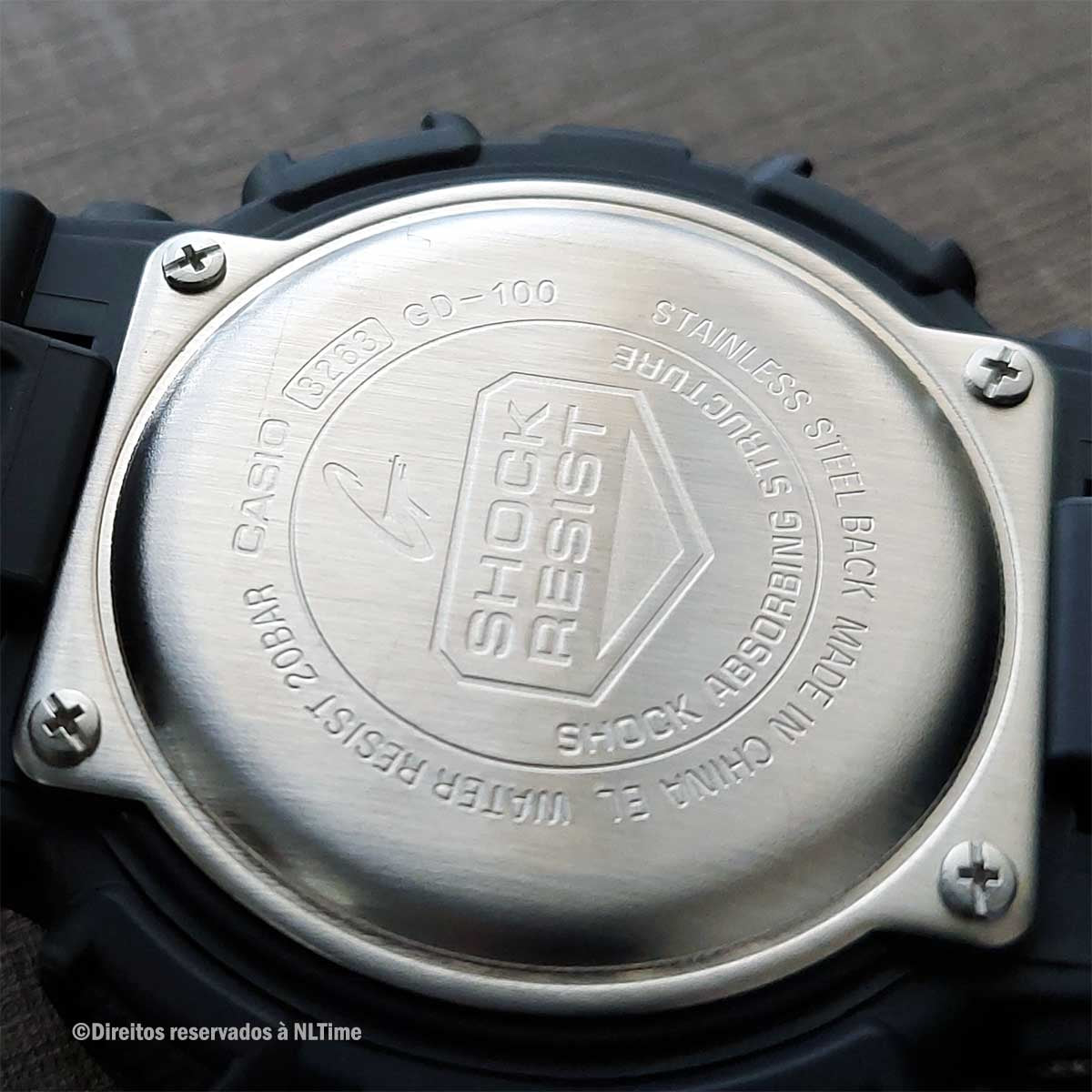 Relógio CASIO G-Shock GD-100-1BDR Military Black