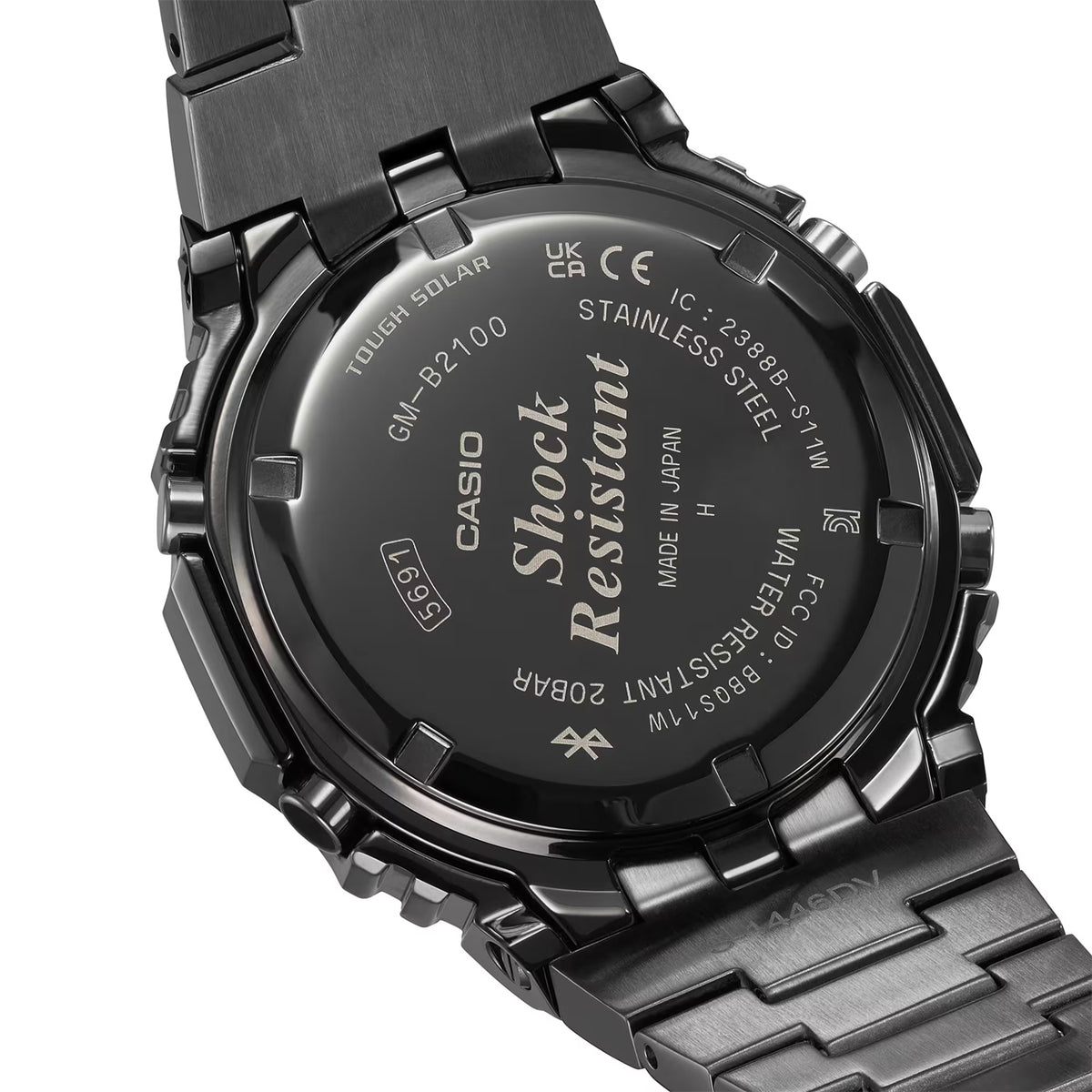 Relógio Casio G-SHOCK GM-B2100BD-1ADR *Bluetooth e Tough Solar