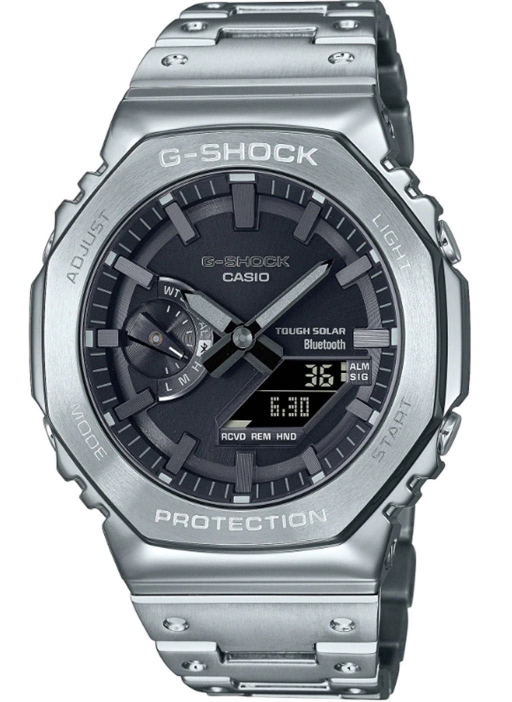 Relógio Casio G-SHOCK GM-B2100D-1ADR *Bluetooth e Tough Solar