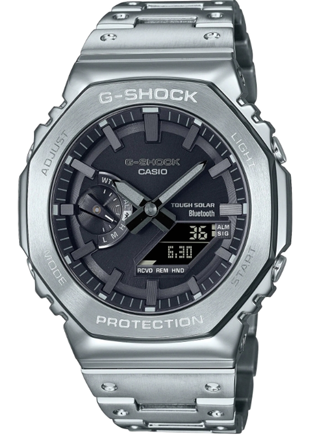 Relógio Casio G-SHOCK GM-B2100D-1ADR *Bluetooth e Tough Solar