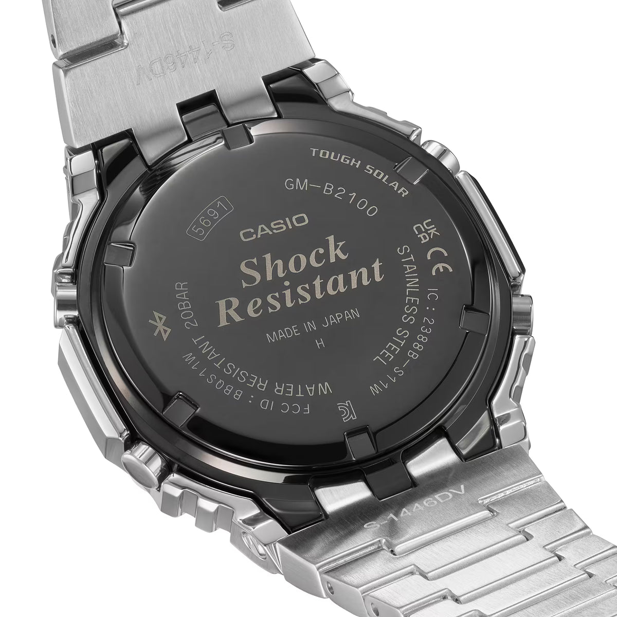 Relógio Casio G-SHOCK GM-B2100D-1ADR *Bluetooth e Tough Solar
