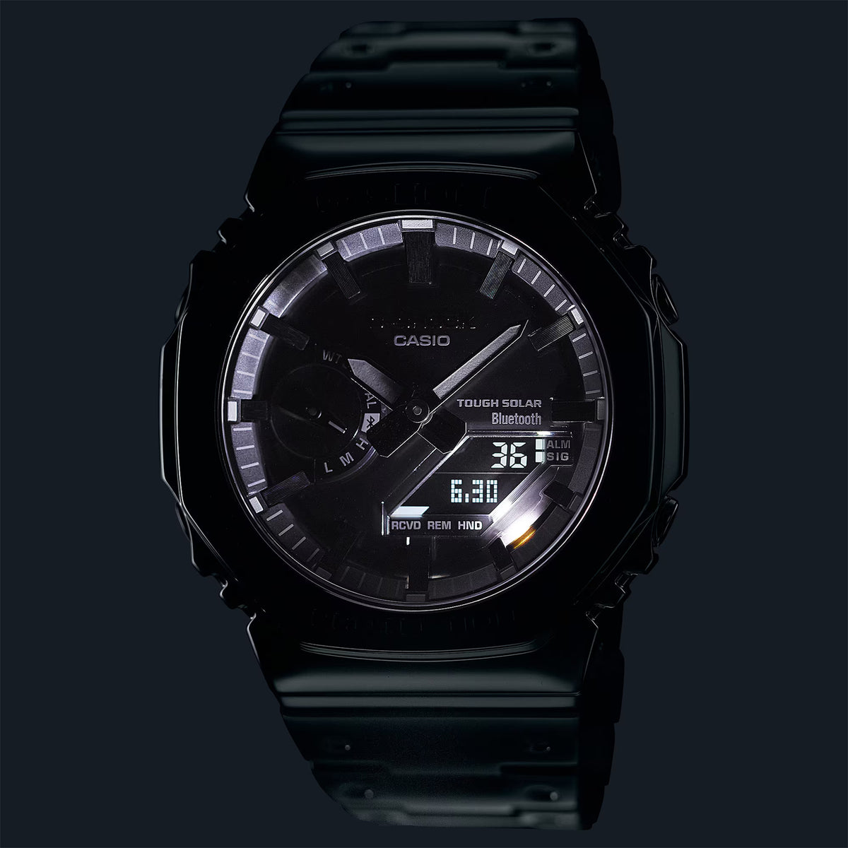 Relógio Casio G-SHOCK GM-B2100D-1ADR *Bluetooth e Tough Solar
