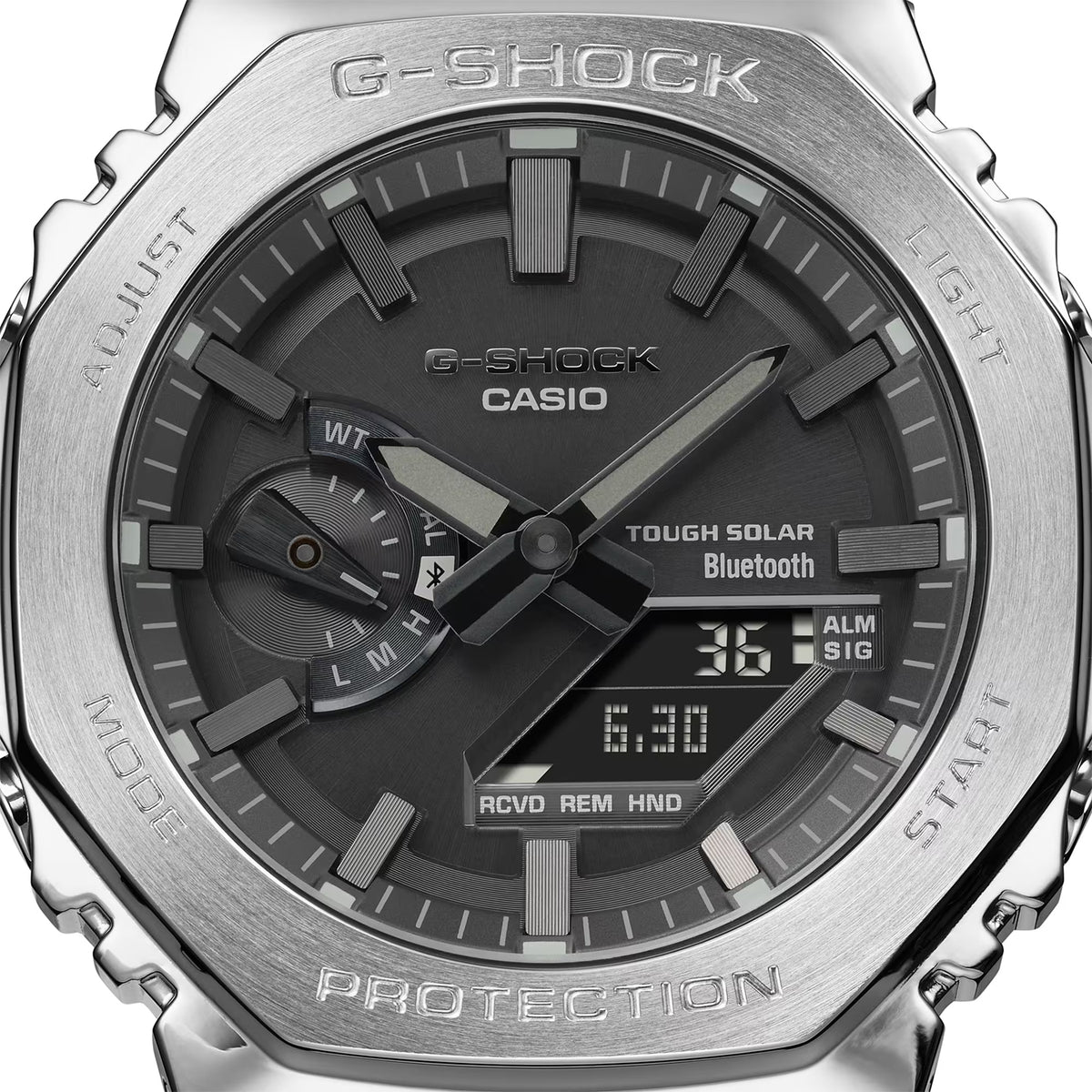 Relógio Casio G-SHOCK GM-B2100D-1ADR *Bluetooth e Tough Solar