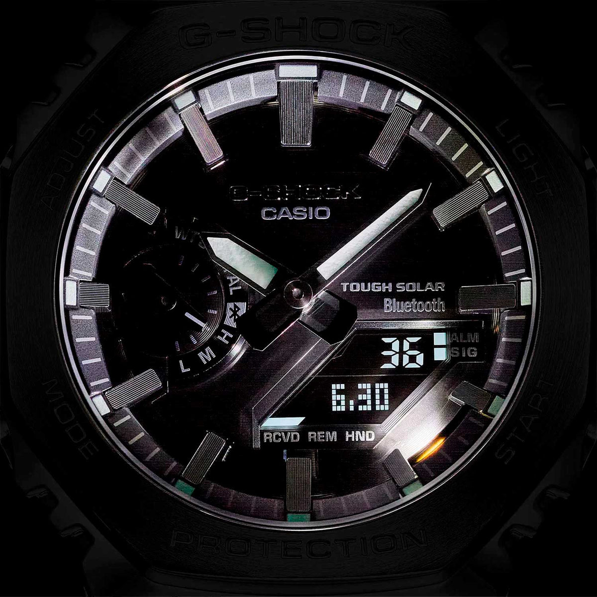 Relógio Casio G-SHOCK GM-B2100AD-1ADR *Bluetooth e Tough Solar