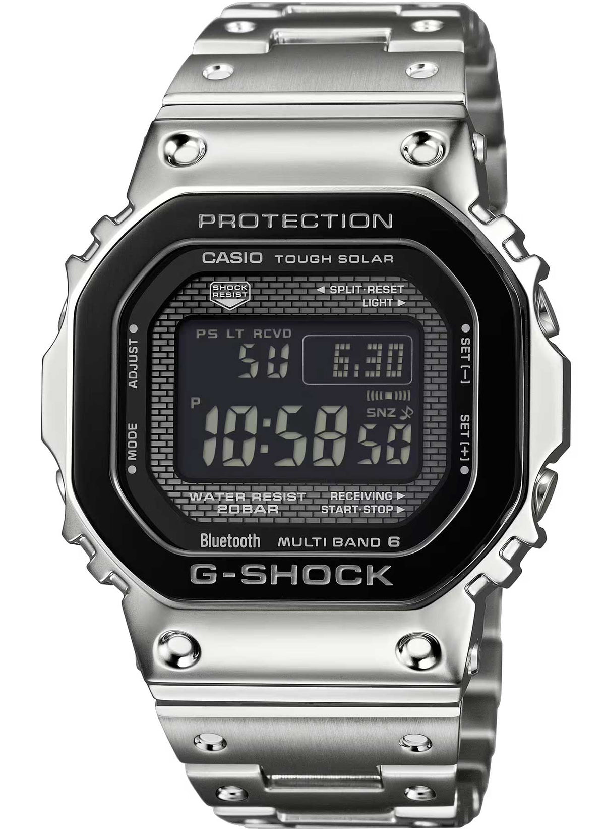 Relógio Casio G-SHOCK *Tough Solar e Bluetooth GMW-B5000BT-1DR