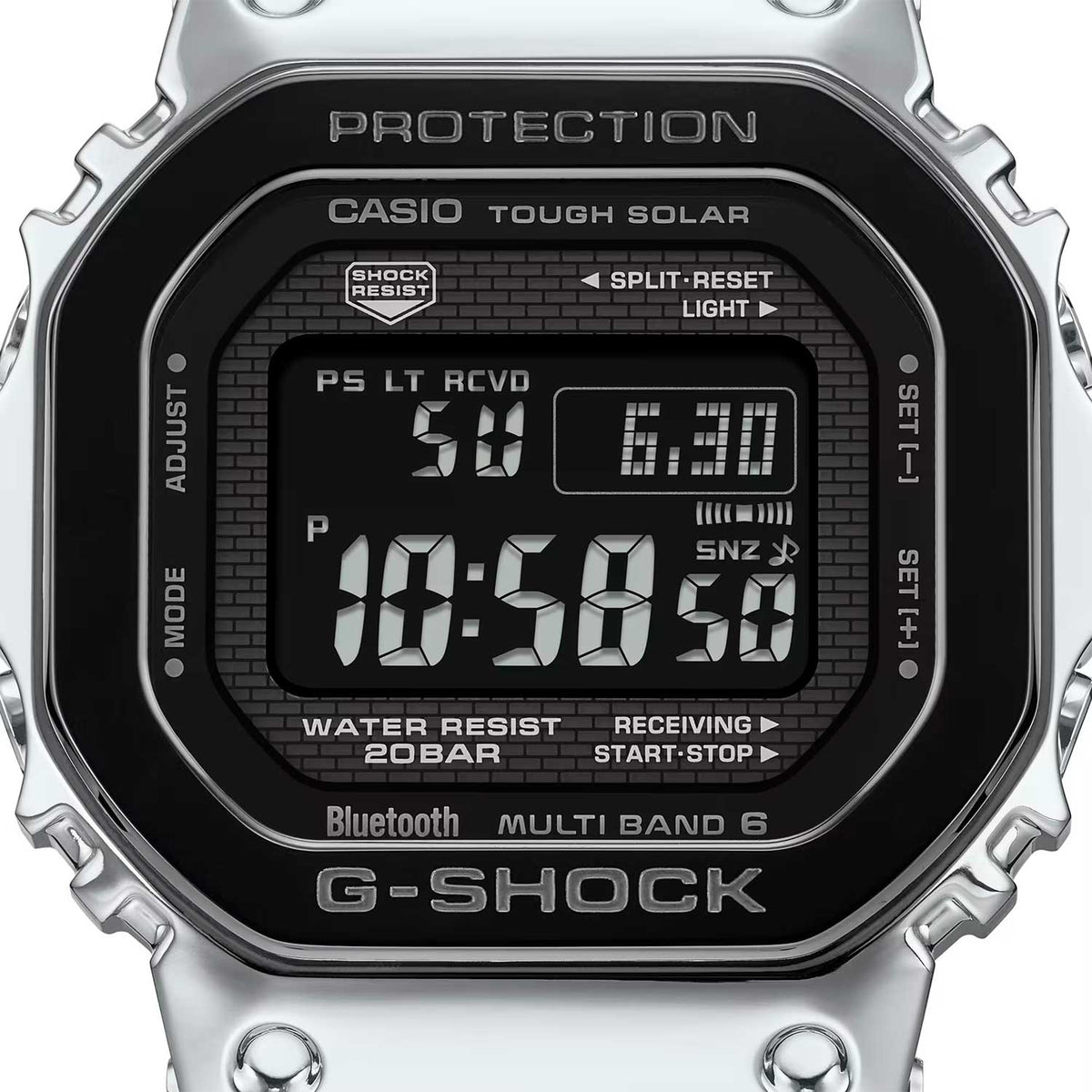 Relógio Casio G-SHOCK *Tough Solar e Bluetooth GMW-B5000BT-1DR