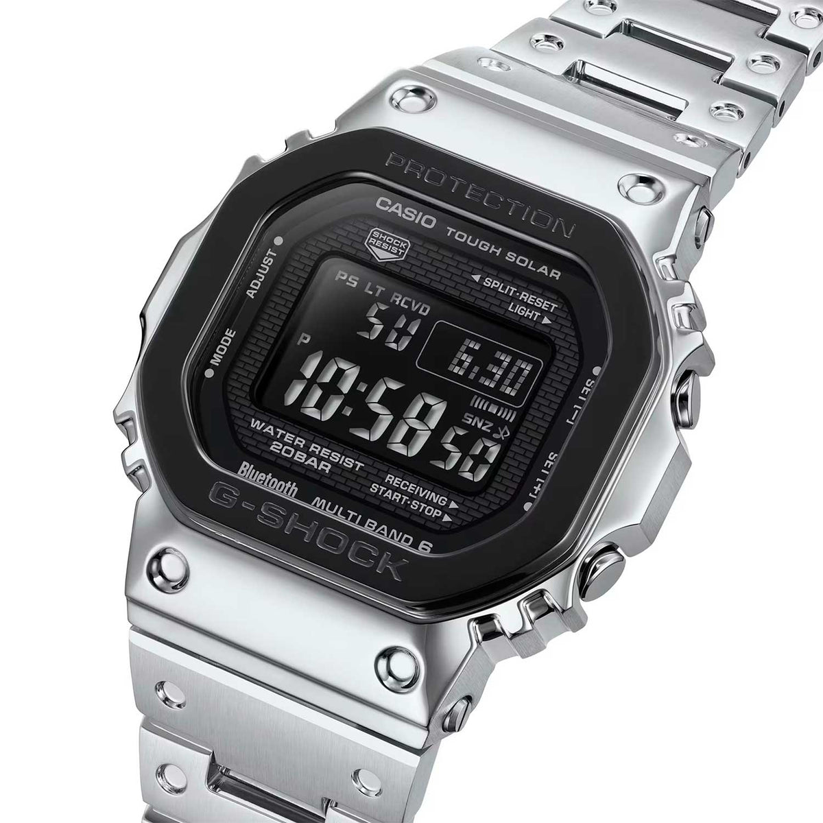 Relógio Casio G-SHOCK *Tough Solar e Bluetooth GMW-B5000BT-1DR