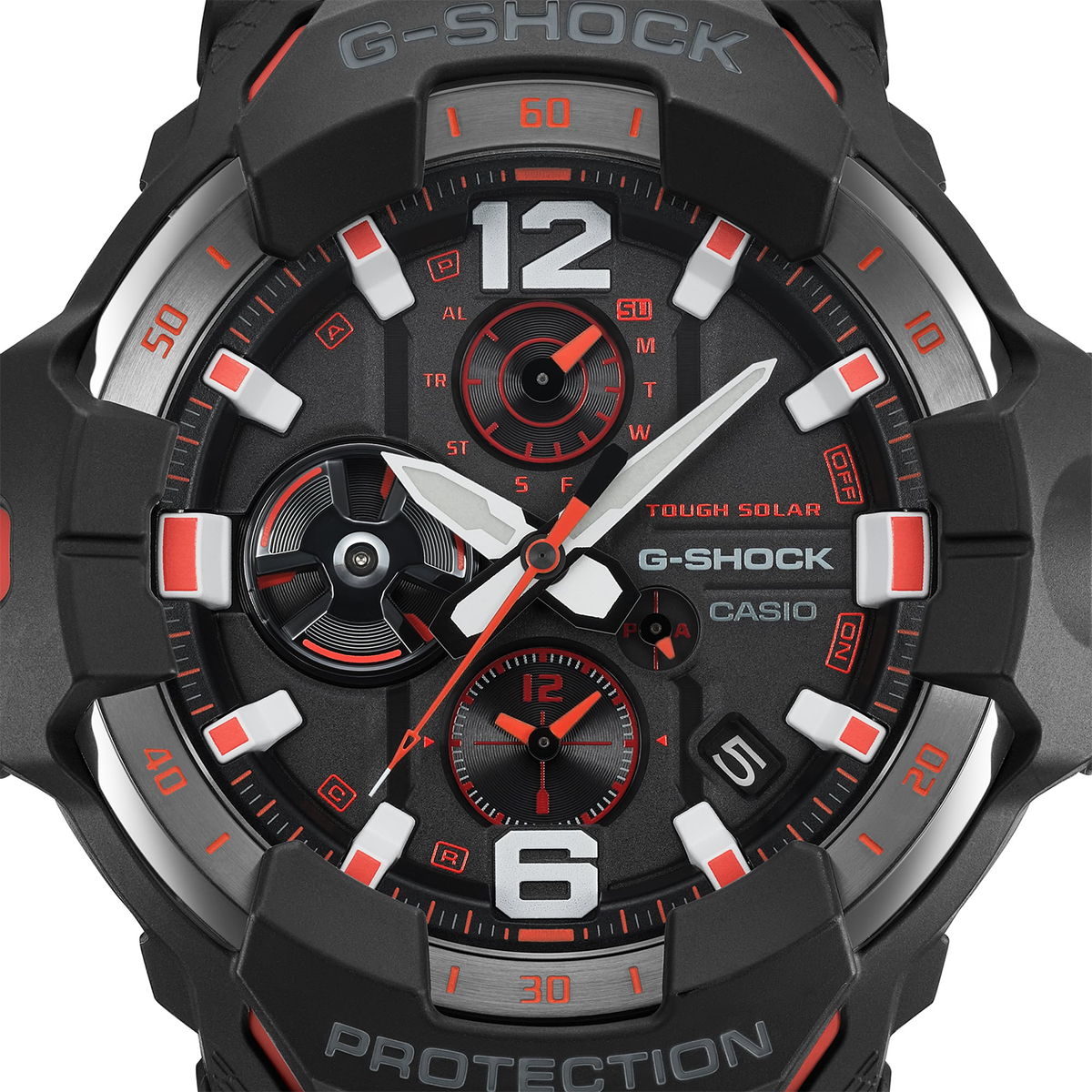 Relógio Casio G-SHOCK GravityMaster GR-B300-1A4DR *Carbon, Solar