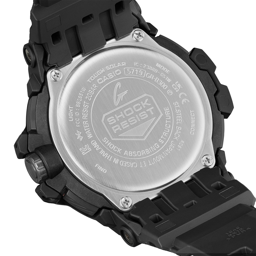 Relógio Casio G-SHOCK GravityMaster GR-B300-1A4DR *Carbon, Solar