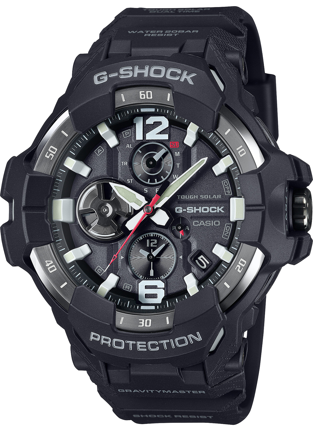 Relógio Casio G-SHOCK GravityMaster GR-B300-1ADR *Carbon, Solar