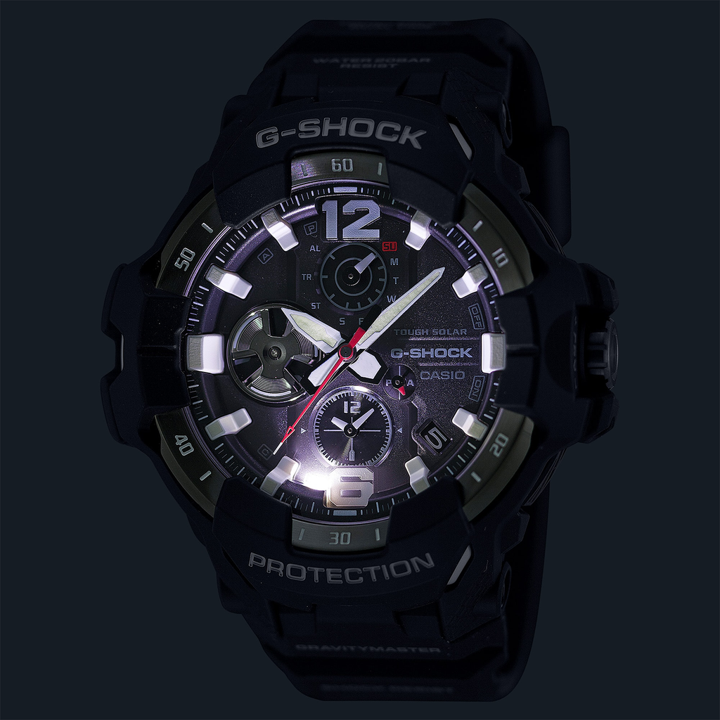 Relógio Casio G-SHOCK GravityMaster GR-B300-1ADR *Carbon, Solar