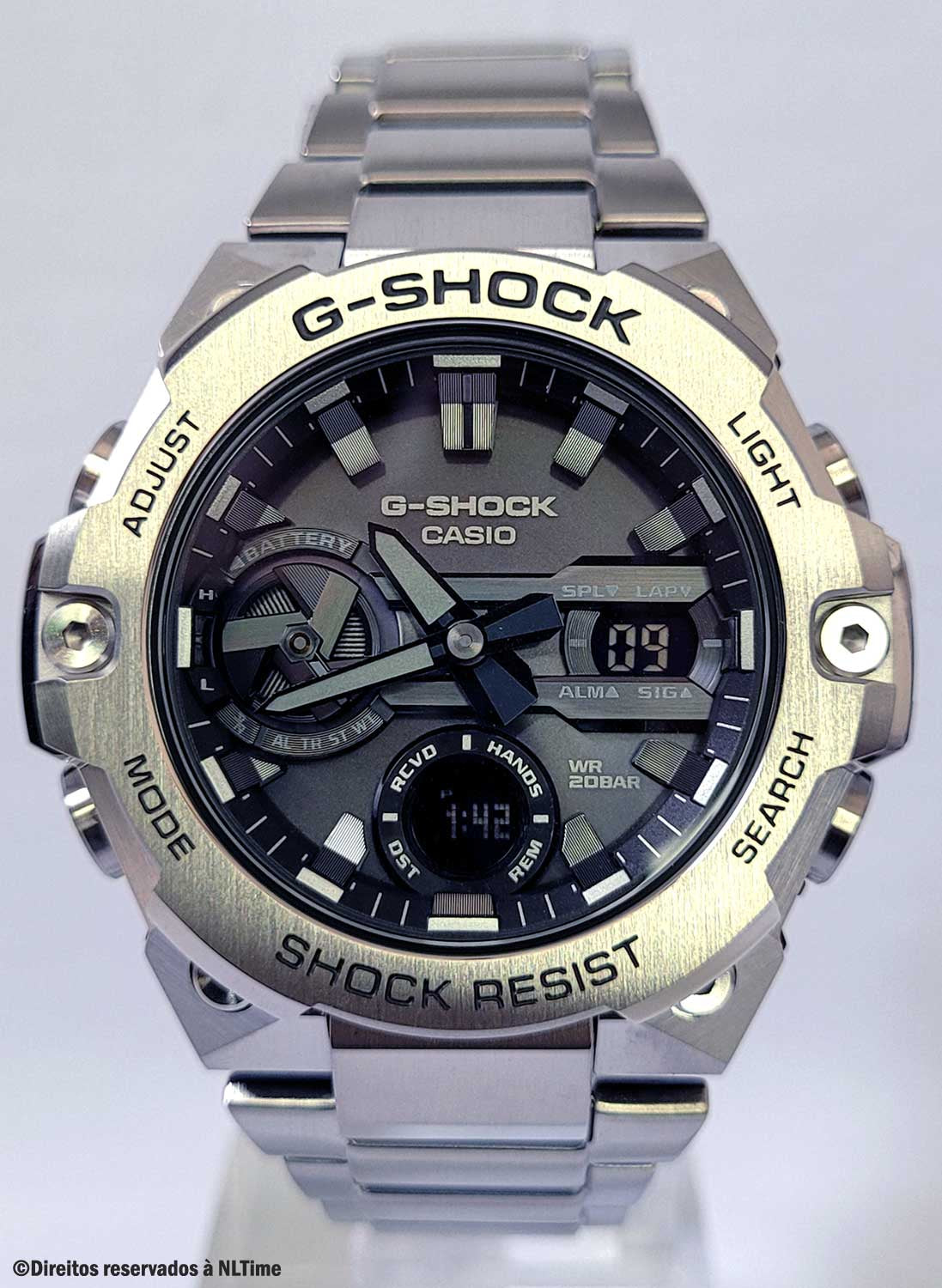 Relógio Casio G-SHOCK G-Steel GST-B400D-1ADR
