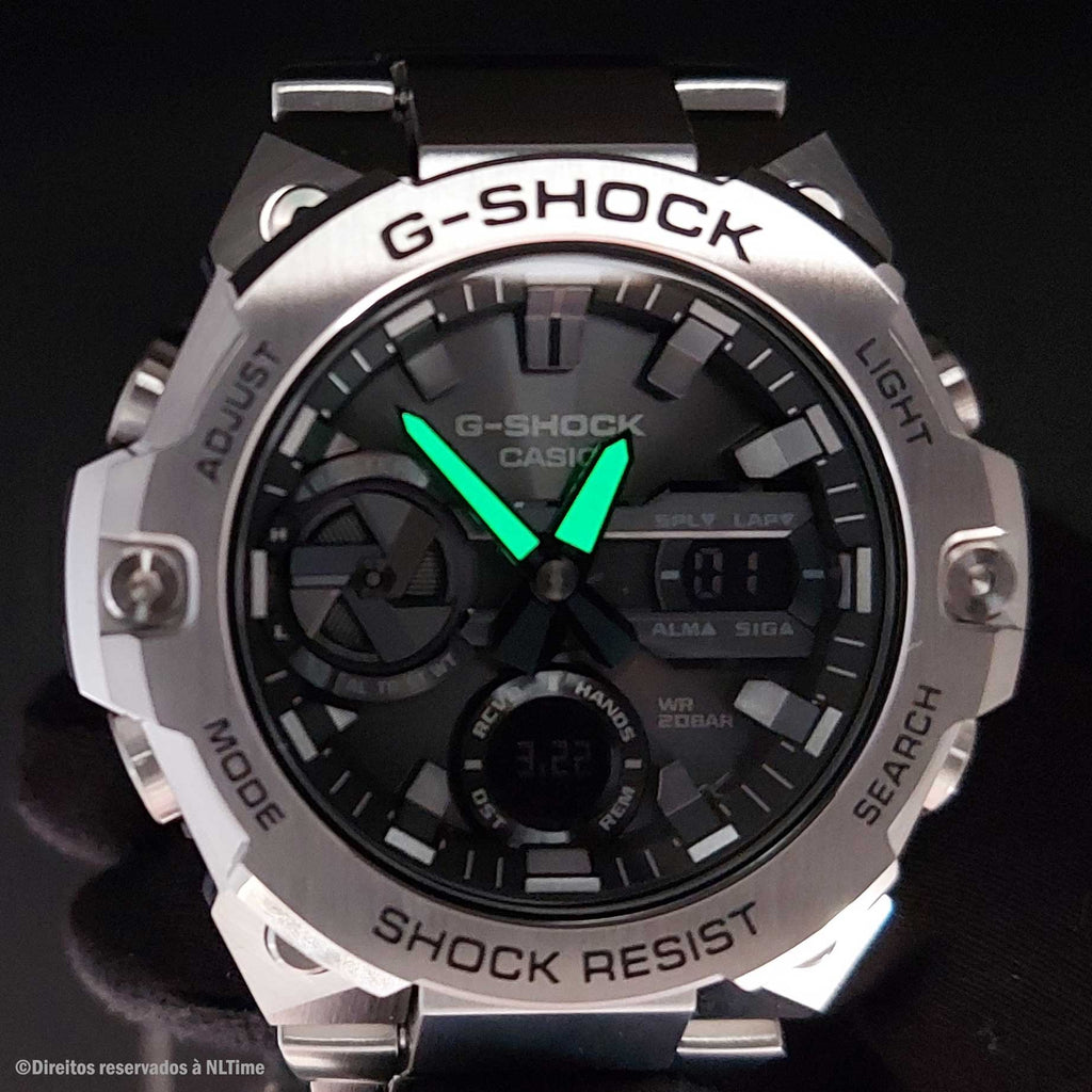 Relógio Casio G-SHOCK G-Steel GST-B400D-1ADR
