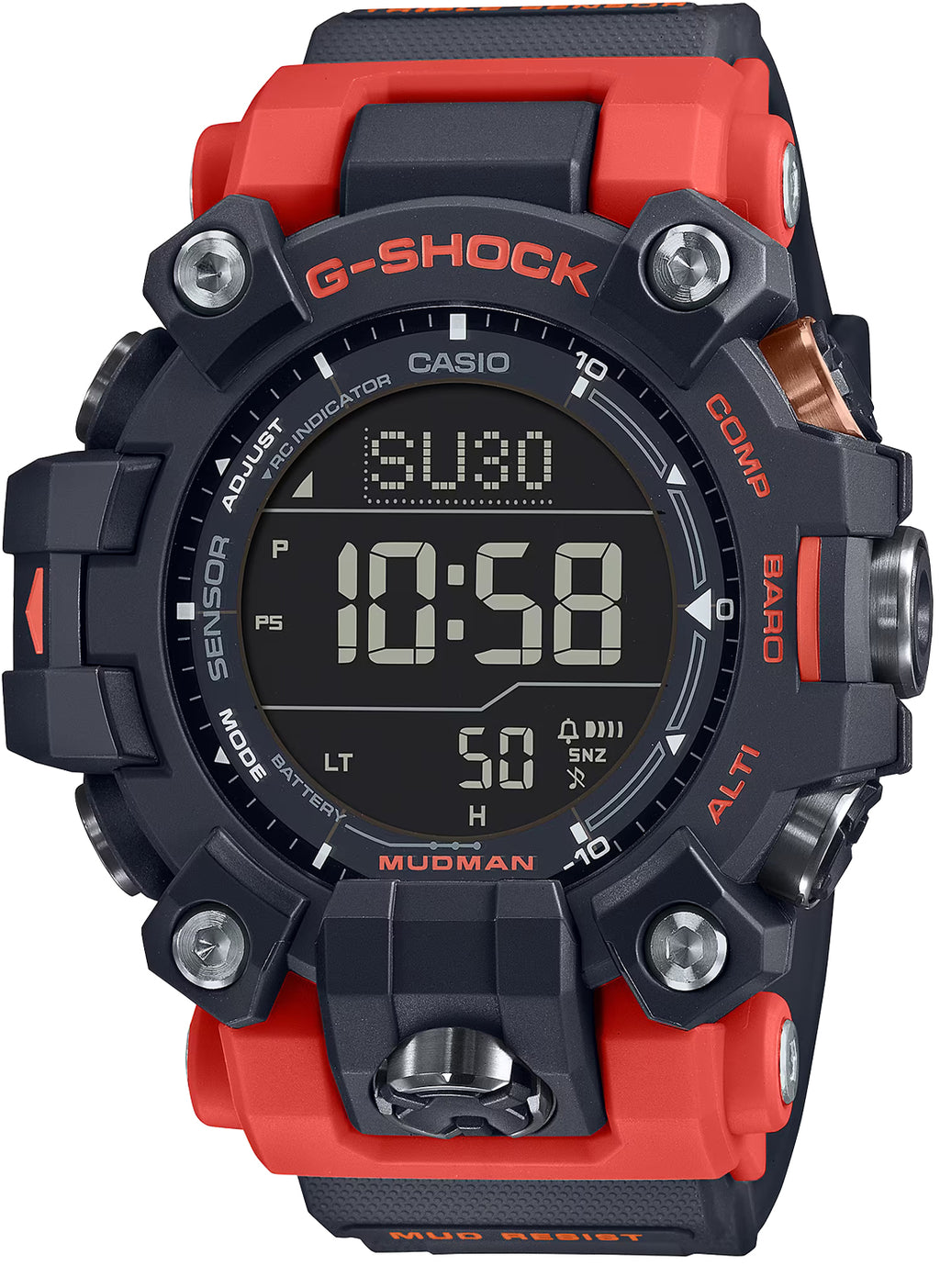 Relógio Casio G-SHOCK Master Of G Mudman GW-9500-1A4DR *Carbon Core Guard