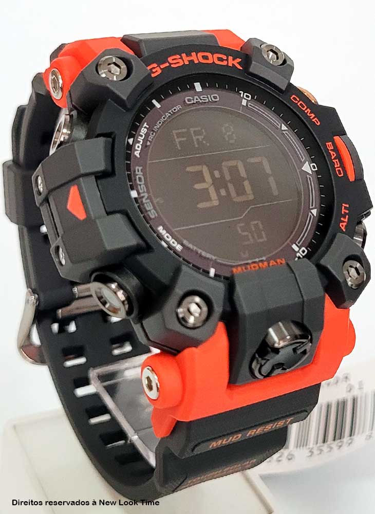 Relógio Casio G-SHOCK Master Of G Mudman GW-9500-1A4DR *Carbon Core Guard