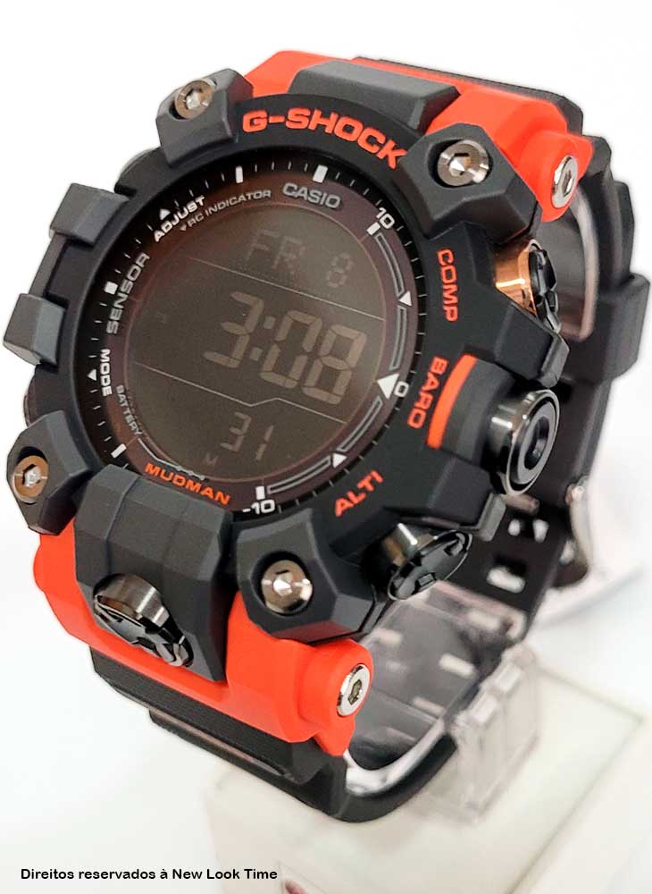 Relógio Casio G-SHOCK Master Of G Mudman GW-9500-1A4DR *Carbon Core Guard